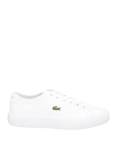 Lacoste Woman Sneakers White Size 7 Leather