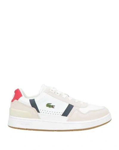 Lacoste Woman Sneakers White Size 7 Leather