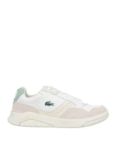 Lacoste Woman Sneakers White Size 7 Leather