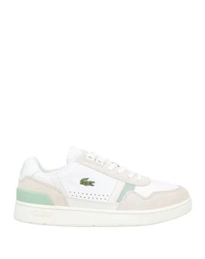 Lacoste Woman Sneakers White Size 7 Synthetisches Material, Leather