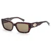 Lacoste Women's 55mm Havana Sunglasses In Brown