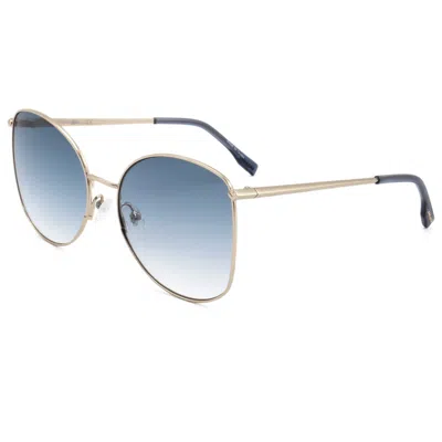 Lacoste Women's 59mm Light Gold Sunglasses In Blue