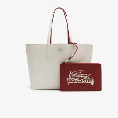 Lacoste Women's Anna Reversible Zip Tote - One Size In Beige