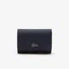 Lacoste Women's Anna Snap Close Flap Billfold - One Size In Blue