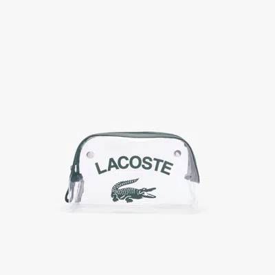 Lacoste Women's Anna Transparent Cosmetic Bag - One Size In White