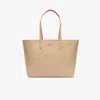 Lacoste Women's Anna Zip Tote - One Size In Beige