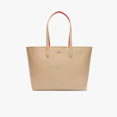 Lacoste Women's Anna Zip Tote - One Size In Beige