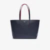 Lacoste Women's Anna Zip Tote - One Size In Blue