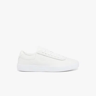Lacoste Women's Baseshot Evo Leather Sneakers - 9.5 In White