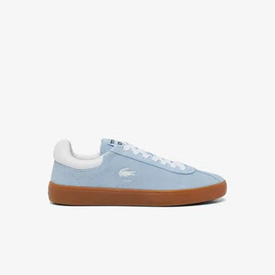 Lacoste Women's Baseshot Suede Sneakers - 7.5 In Blue