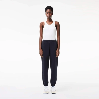 Lacoste Womenâs Blended Cotton Sweatpants - 40 In Blue