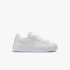 Lacoste Women's Carnaby Platform Lite Leather Sneakers - 5 In White