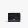 Lacoste Women's Chantaco Embossed Leather Billfold - One Size In Black
