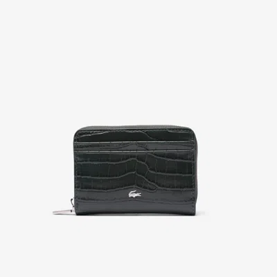 Lacoste Women's Chantaco Embossed Leather Billfold - One Size In Green