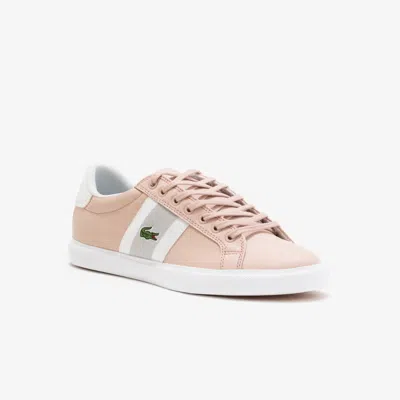 Lacoste Women's Colorblock Sneakers - 6.5 In Pink