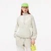 Lacoste Women's Relaxed Fit Track Jacket - 44 In Grey