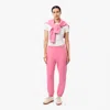 Lacoste Women's Piqué Sweatpants - 32 In Pink