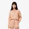 Lacoste Women's Cotton Hoodie - 34 In Beige
