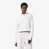 Lacoste Cropped Hoodie - 44 In White
