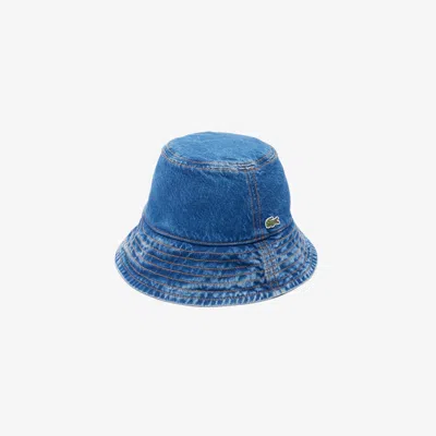 Lacoste Women's Cotton Twill Bucket Hat In Blue