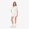 Lacoste Women's Double Faced Piqué Shorts - 34 In White