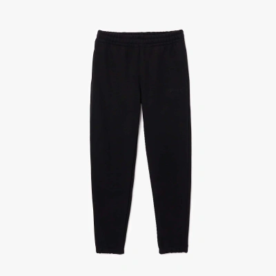 Lacoste Women's Straight Leg Embroidered Sweatpants - 42 In Black