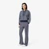 Lacoste Women's Flared Monogram Sweatpants - 40 In Blue