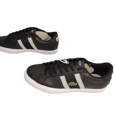 Lacoste Women's Grad Vulc 120 Casual Flat Low-rise Sneakers In Black, White
