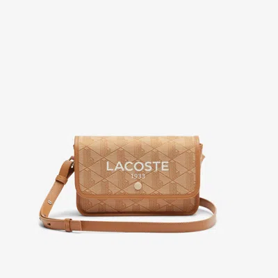 Lacoste Women's Heritage Flap Close Satchel - One Size In Beige