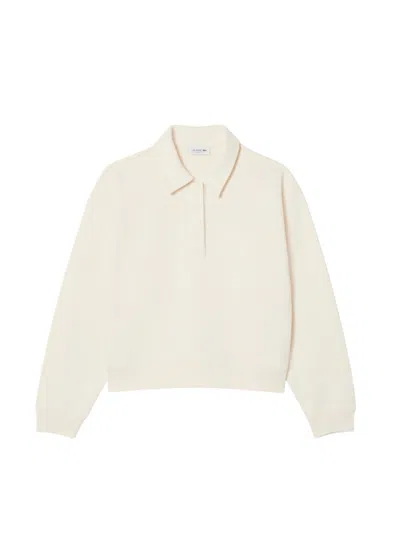 Lacoste Women's Knitwear  - Sweatshirt - Ivory
