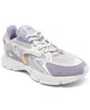 Lacoste Women's L003 Neo Textile Casual Sneakers From Finish Line In Light Purple,white