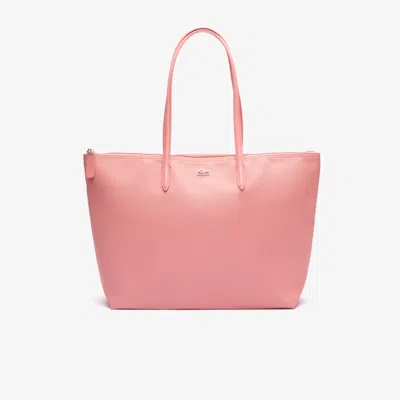 Lacoste L.12.12 Concept Small Zipped Tote - One Size In Pink