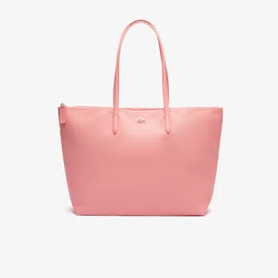 Lacoste Women's L.12.12 Concept Zip Tote - One Size In Pink