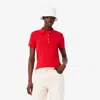 Lacoste Women's L.12.d Slim Fit Stretch Mini Piqué Polo - 42 In Red