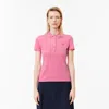 Lacoste Women's L.12.d Slim Fit Stretch Mini Piqué Polo - 42 In Pink