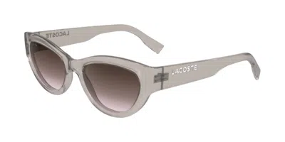 Lacoste Women's L6013s Sunglasses In Opaline Nude/brown Rose Gradient