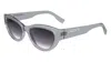 Lacoste Women's L6013s Sunglasses In Transparent Grey/grey Gradient