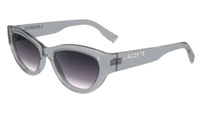 Lacoste Women's L6013s Sunglasses In Transparent Grey/grey Gradient In Multi