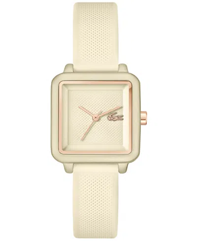 Lacoste 2001385 Women's Watch - Cream Silicone Strap, Cream Dial, 36mm In Champagne