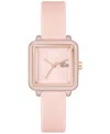 Lacoste Women's  12.12 Flow Pink Silicone Strap Watch 26mm In Pink