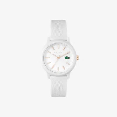 Lacoste Women's .12.12 White Silicone Strap Watch - One Size