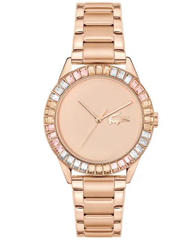 Lacoste Women's Ladycroc Carnation Gold Stainless Steel Bracelet Watch 36.5mm