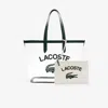 Lacoste Women's Large Anna Transparent Grained Tote - One Size In Beige