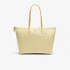 Lacoste Women's Large L.12.12 Concept Tote - One Size In Yellow