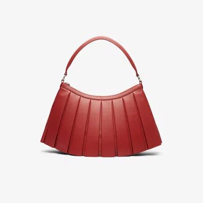 Lacoste Women's Large Lenglen Leather Bag - One Size In Red