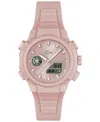 Lacoste Women's Lc33 Pink Silicone Strap Watch, 40mm In Pink