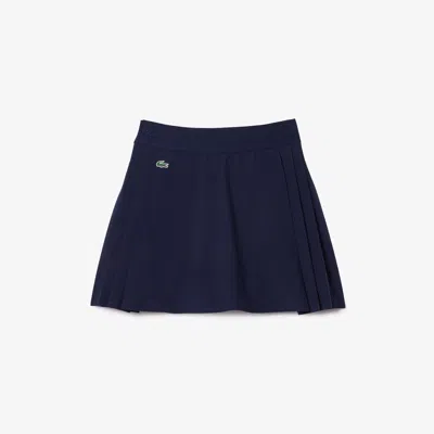 Lacoste Ultra-dry Golf Skirt With Shorts - 42 In Blue