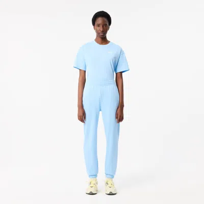 Lacoste Women's Logo Fleece Sweatpants - 36 In Blue