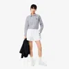 Shop Lacoste Women's Long Printed Shorts - 38 In White