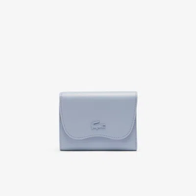 Lacoste Women's Lora Zipped Leather Billfold - One Size In Blue